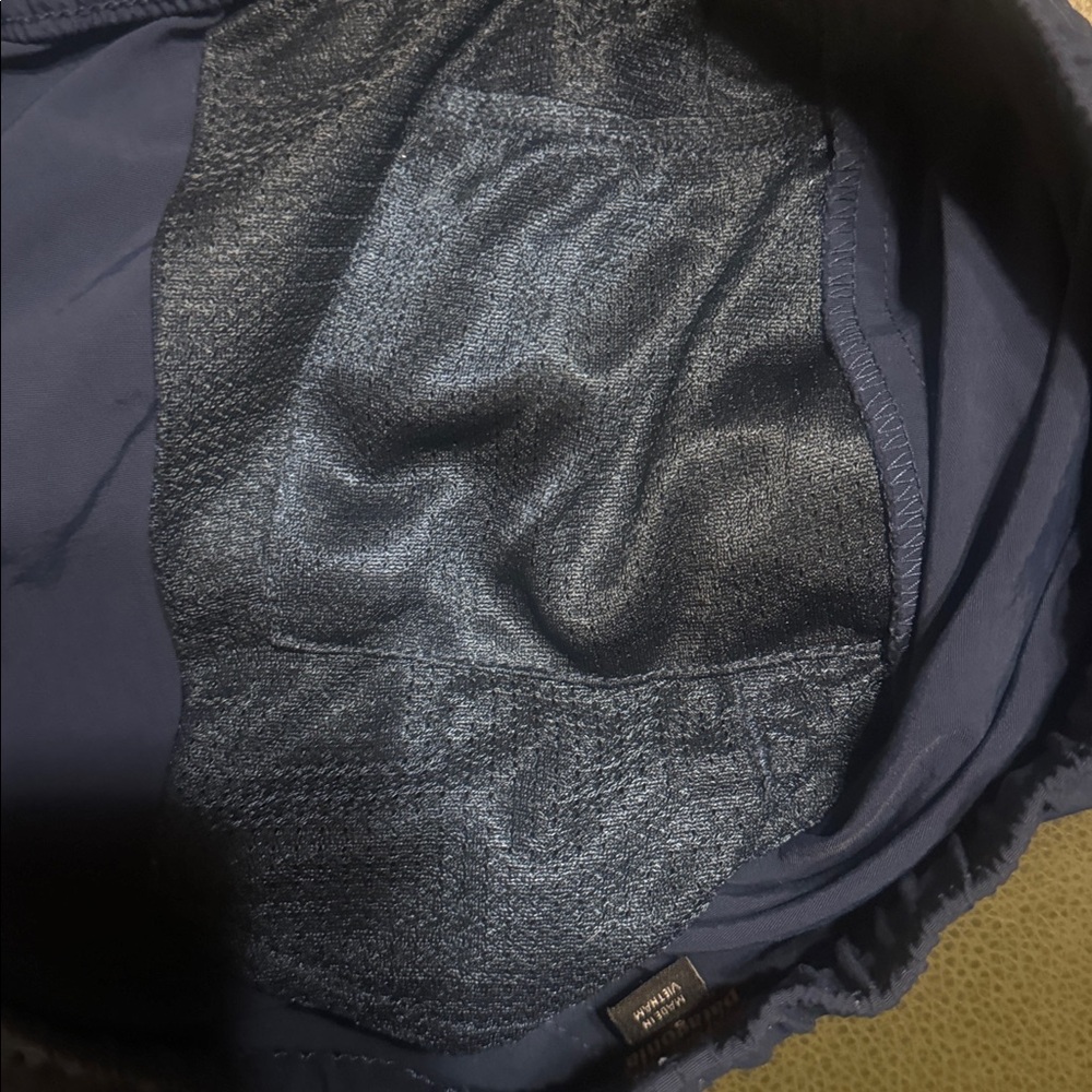 Patagonia Women's Deep Blue Athletic Shorts - Picture 5 of 6